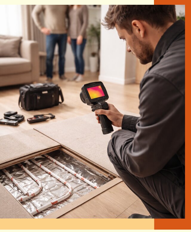 Тепловизионное обследование теплого пола в Клинцах от 4678 руб. — ТепломастерКлы