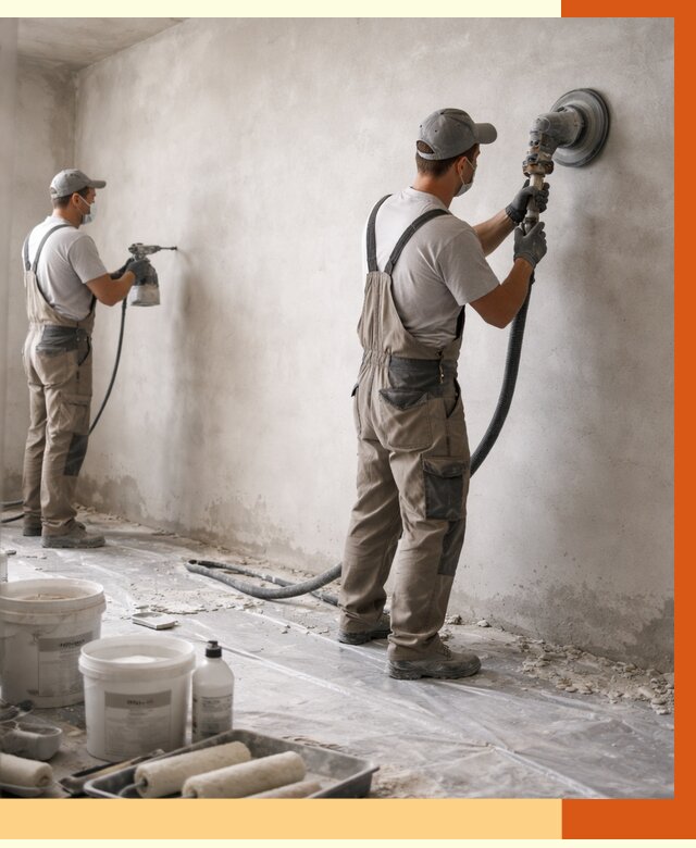 Подготовка поверхности под напыление в Клинцах от 1248 руб. — ТепломастерКлы